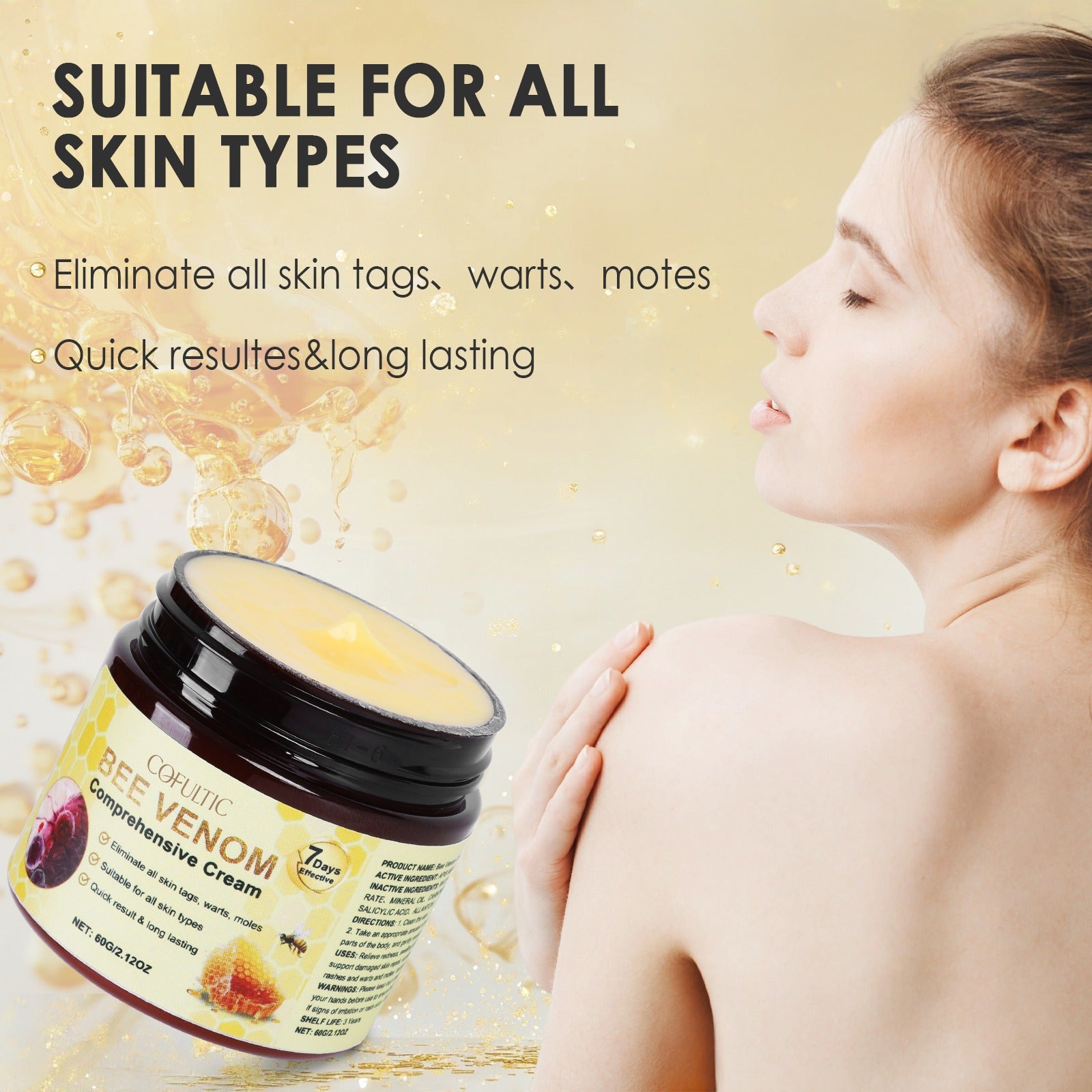 Cofutic Bee Venom Skin Care Cream (60g / 200g)
