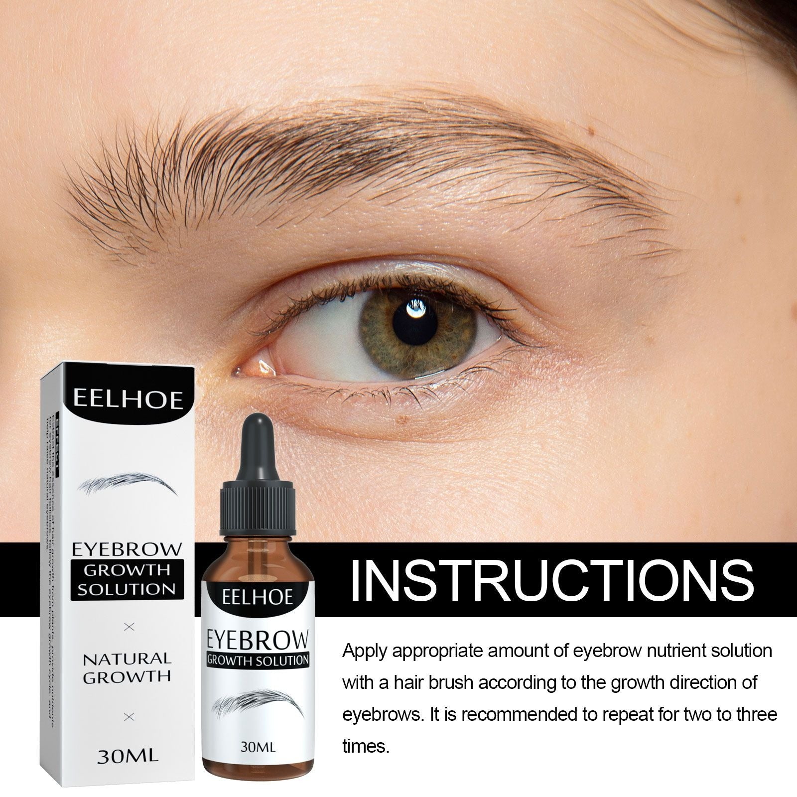 EELHOE Eyebrow Growth Solution (30ml)