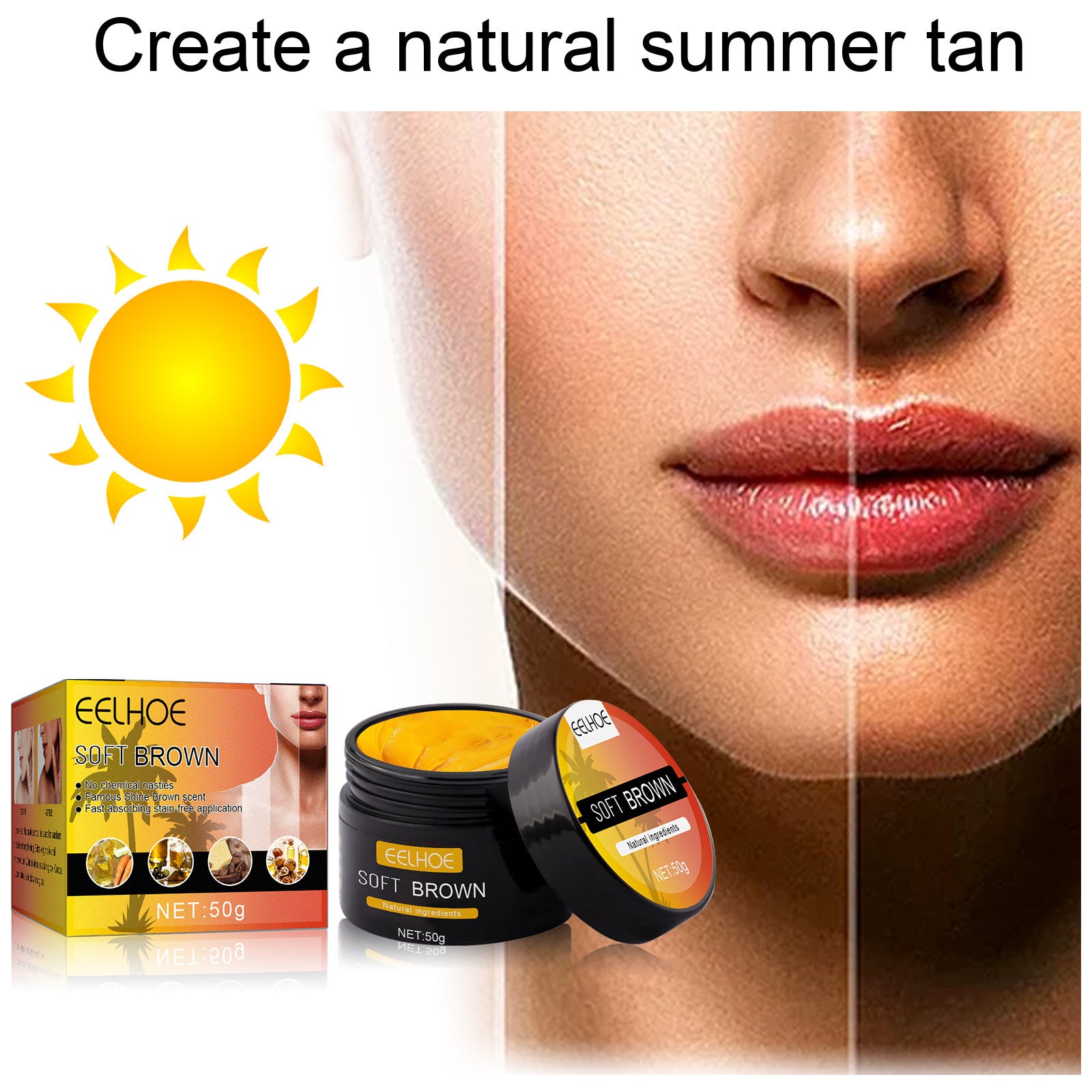 Wheat Complexion Body Tanning Moisturizing (164g)