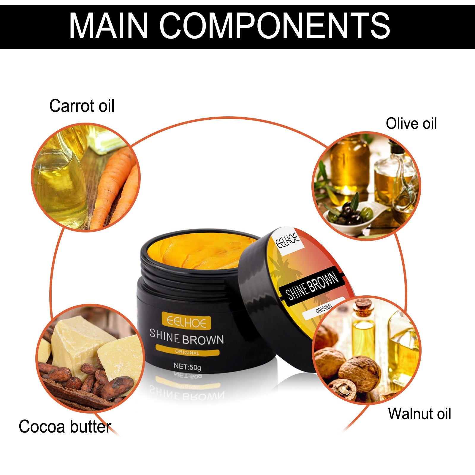 Wheat Complexion Body Tanning Moisturizing (164g)